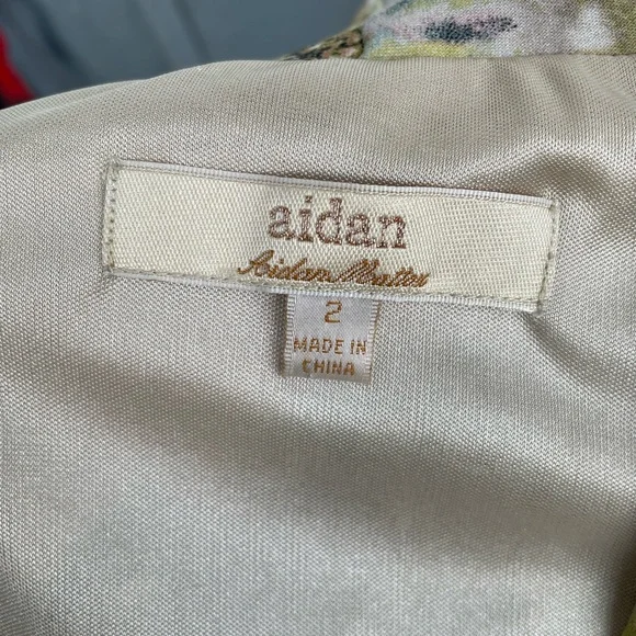 Aidan Mattox Wrap Front dress, size 2 - Picture 7 of 9